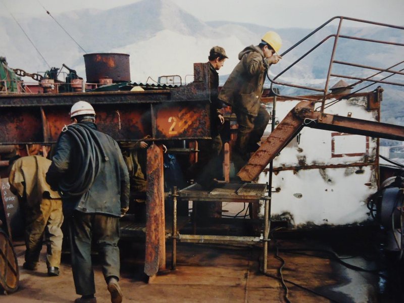 Судоремонтный завод, декабрь 1997, Краснодарский край, г. Новороссийск. Фото № 2.