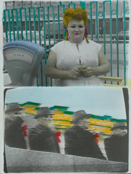 Из серии «Соц-арт». Крушение советской политики, 1975 - 1981. Выставка: «Заигравшие новыми красками» с этой фотографией.