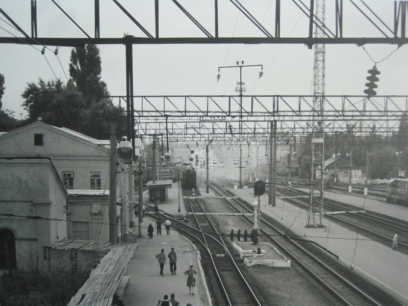 Железнодорожная станция, 1998 год, Краснодарский край, г. Краснодар