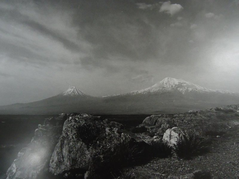 Гора Арарат, 1986 год, Армянская ССР. Выставка «Армения: люди и вечность» с этой фотографией.