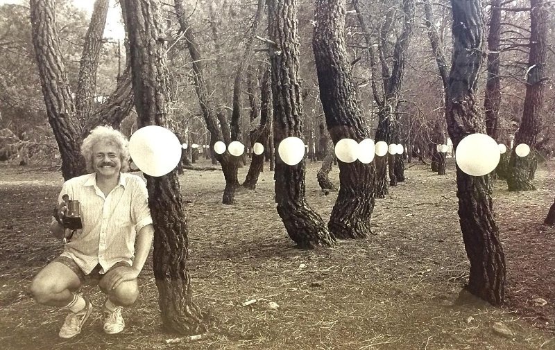 Из серии «На съемках «Артефактов», 1993 год. Фото № 10.