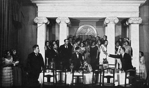 Сцена из спектакля «Евгений Онегин» в постановке Константина Станиславского, 1922 год, г. Москва