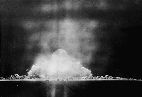 Вид на эпицентр взрыва, 29 августа 1949, Казахская ССР