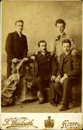 Борис, Алексей, Иван и Александр Дроздовы, 1902 год, г. Киев