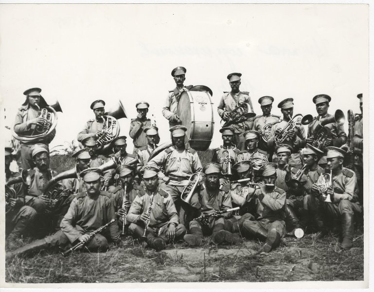 Русско-японская война. Группа музыкантов, 1904 - 1905. Выставка «Русско-японская война» с этой фотографией.