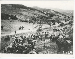 Русско-японская война. На Далинском перевале 14 июня 1904 года. Передвижение войск, 14 июня 1904, Манчжурия