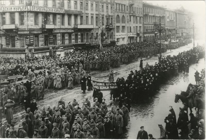 Демонстрации февраль 1917. Петроград февраль 1917. Февральская революция 1917.