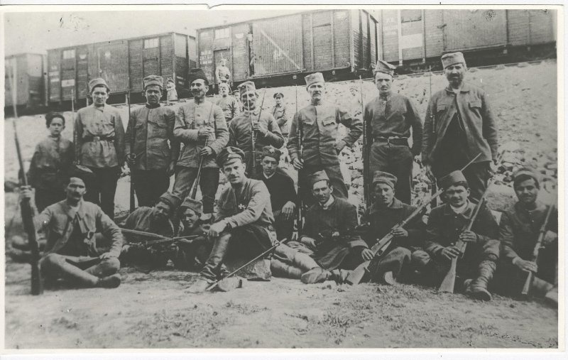 Генерал Радола Гайда среди сербских добровольцев, 1918 - 1919