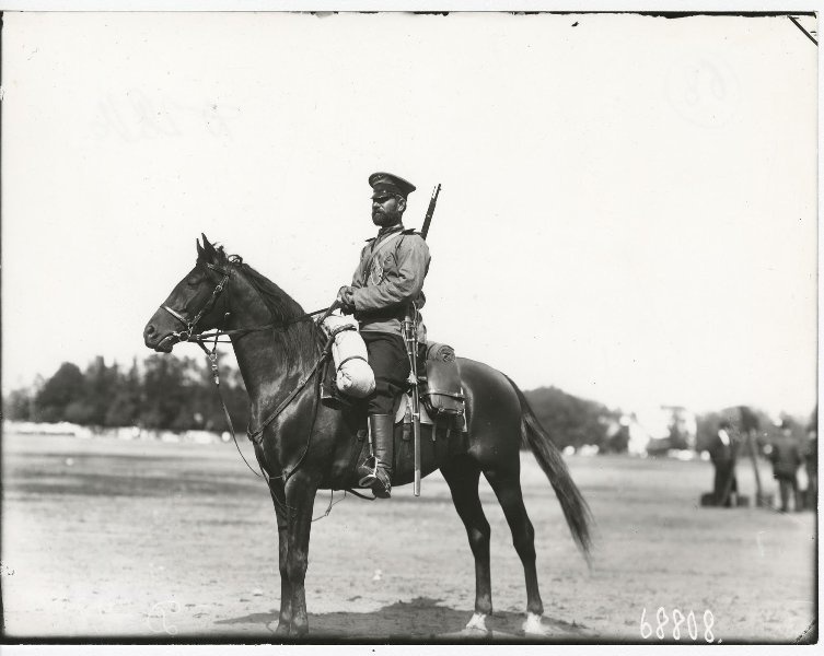 Русско-японская война. Унтер-офицер в полном боевом снаряжении, 1904 год