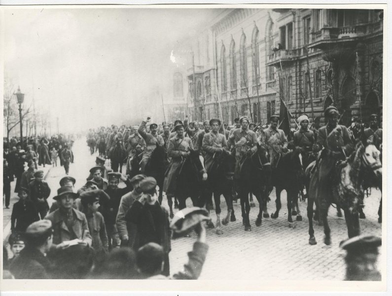Вступление в Одессу Красной кавалерийской бригады Григория Котовского, 1920 год, г. Одесса
