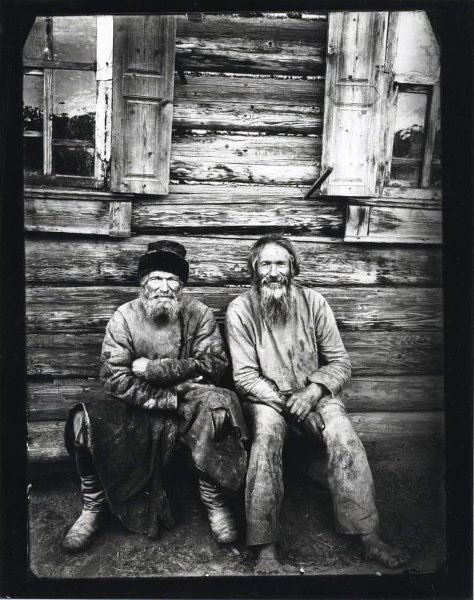 Типы старообрядцев, 1897 год, Российская империя, Нижегородская губ., Семеновский у.. Выставка «Старообрядчество» с этим снимком.&nbsp;