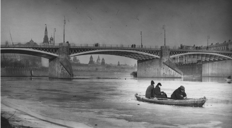 Вид Большого Каменного моста, 1910 - 1916, г. Москва