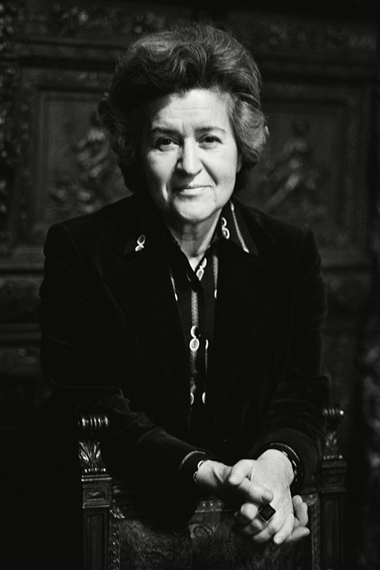 Директор Государственного музея изобразительных искусств им. А. С. Пушкина Ирина Антонова, 28 декабря 1981, г. Москва