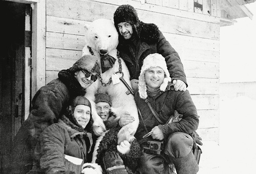 Экспедиция Ивана Папанина СП-1. Журналисты «Известий» на Северном полюсе, 1938 год