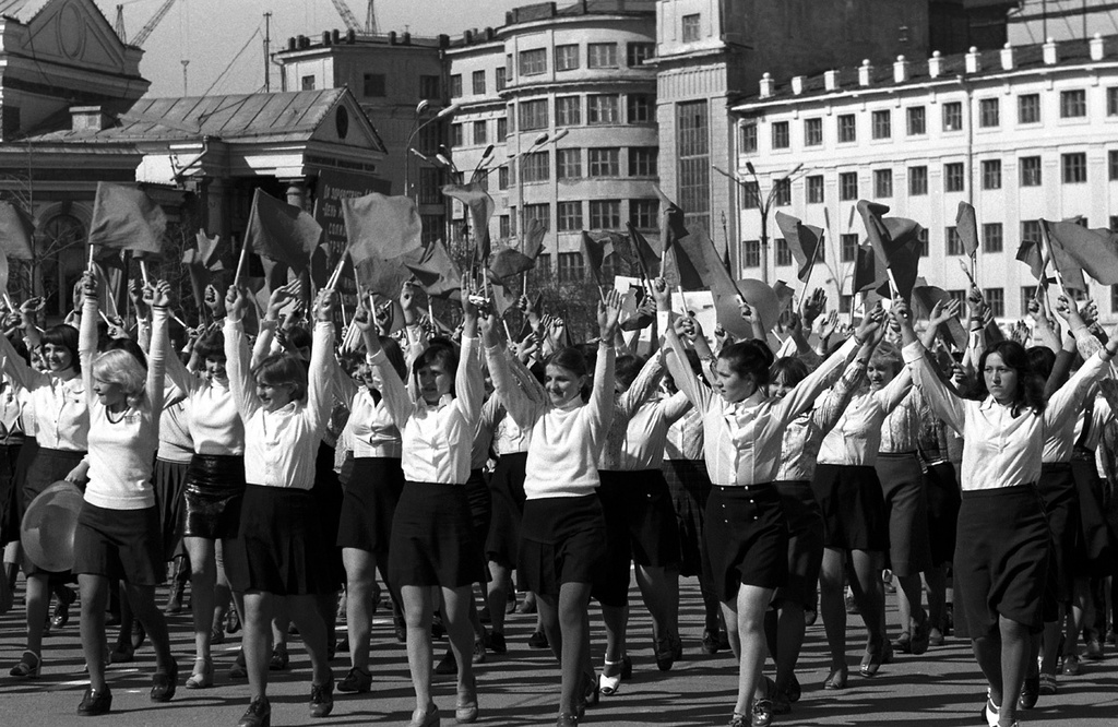 Советские демонстрации на 1 мая фото