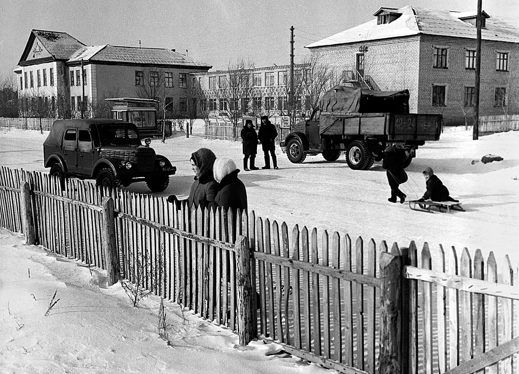 Фото Центральная усадьба совхоза «Боровое», 1974 год, Челябинская обл