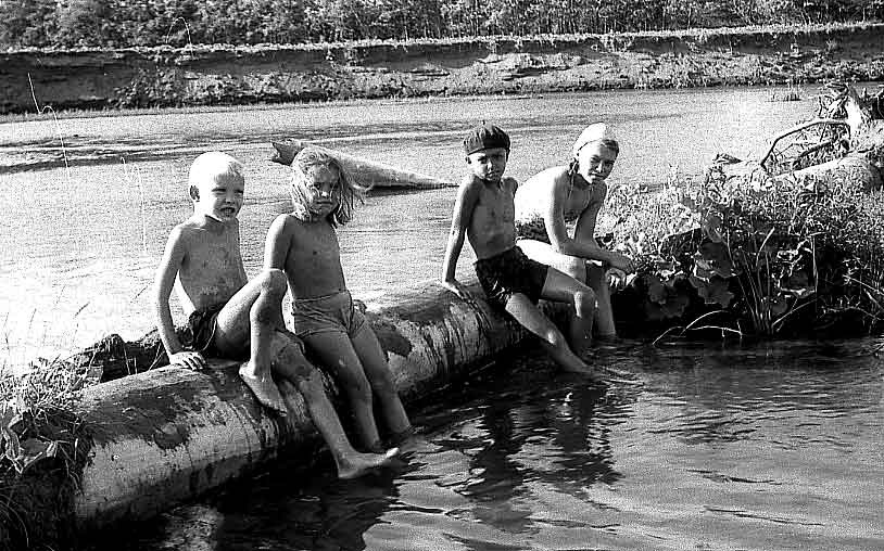 Река Боровка, 22 июля 1967, Оренбургская обл., Бузулукский р-н, пос. Колтубановский. 