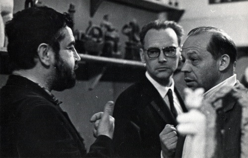 В мастерской Вадима Сидура, 1967 год, г. Москва