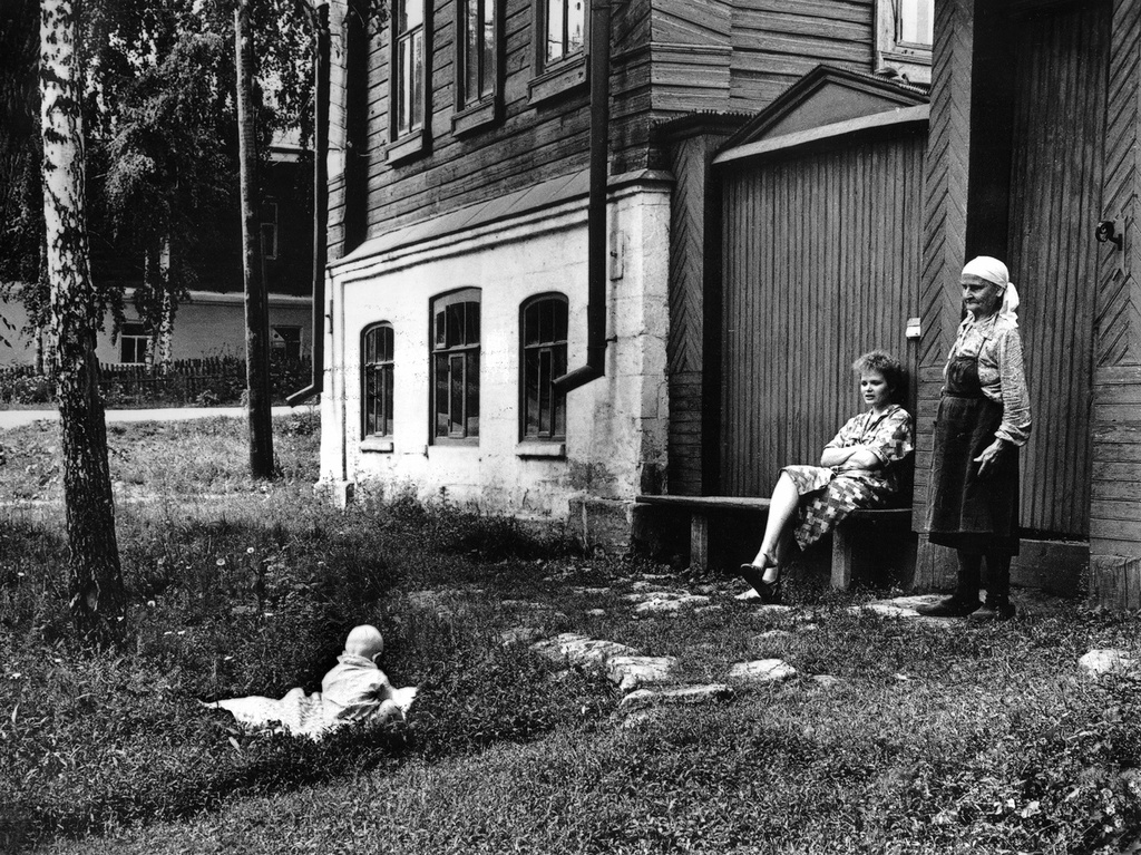 В старом городке, 1990 год, Татарская АССР, г. Мамадыш. 
