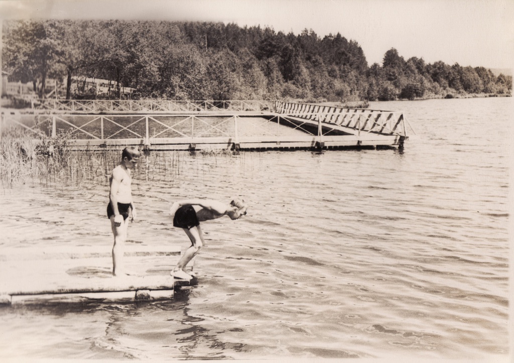 Фото "Пионерский лагерь отдыха", июнь - август 1950, Ульяновская обл ...