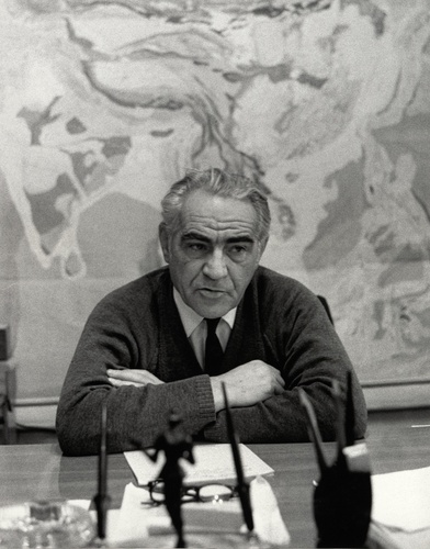 Начальник «Главтюменьгеологии» Юрий Эрвье, 1968 год, г. Тюмень