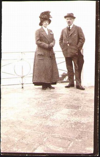 Модест Чайковский и Елена Чайковская на пароходе, 1889 - 1905