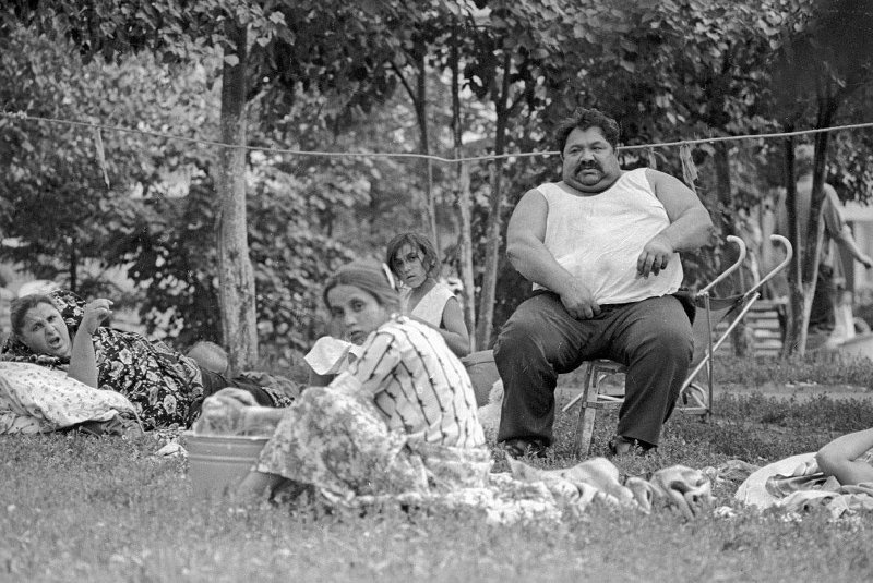 «Толстый цыган», 1970-е. Выставка «Неуловимые. Люди без границ» с этой фотографией.