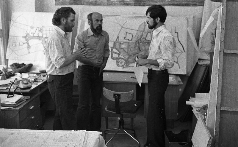 В конструкторском (архитектурном) бюро, 1979 год, Камчатская обл., г. Петропавловск-Камчатский
