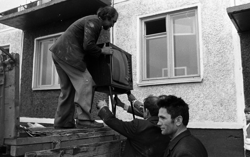 Заселение нового дома, 1979 год, Камчатская обл., г. Петропавловск-Камчатский