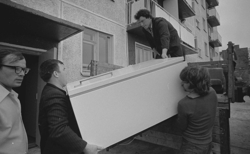 Заселение нового дома, 1979 год, Камчатская обл., г. Петропавловск-Камчатский