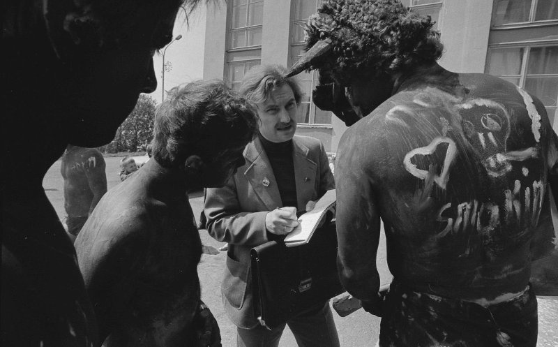 На праздновании «Дня рыбака», 1979 год, Камчатская обл., г. Петропавловск-Камчатский