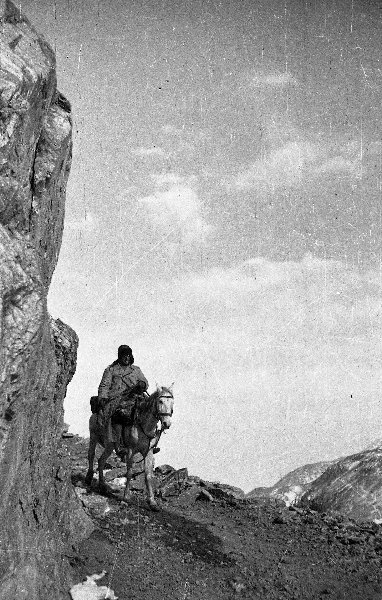 Памир. Путник, 1937 год, Средняя Азия, Памир