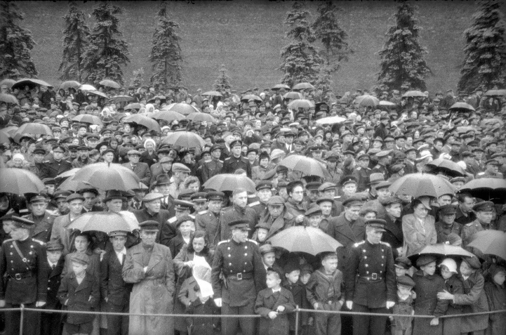 Гостевая трибуна. Парад Победы, 24 июня 1945, г. Москва