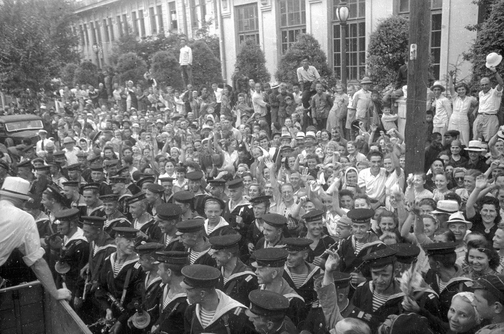 Парад в харбине 1945 фото