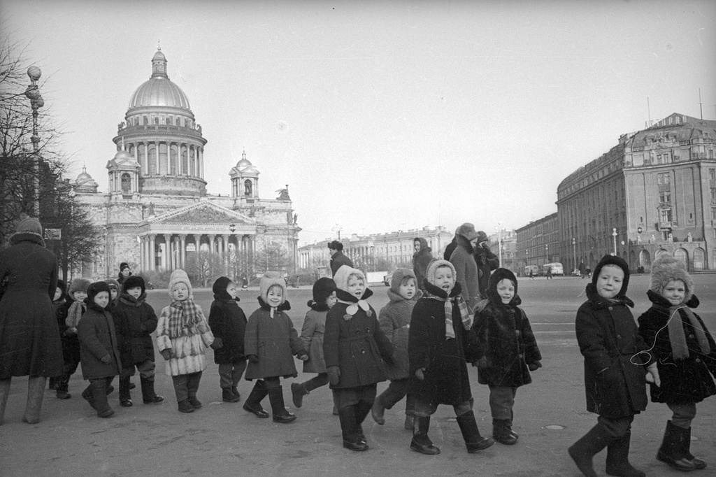 Казанский собор в блокаду Ленинграда