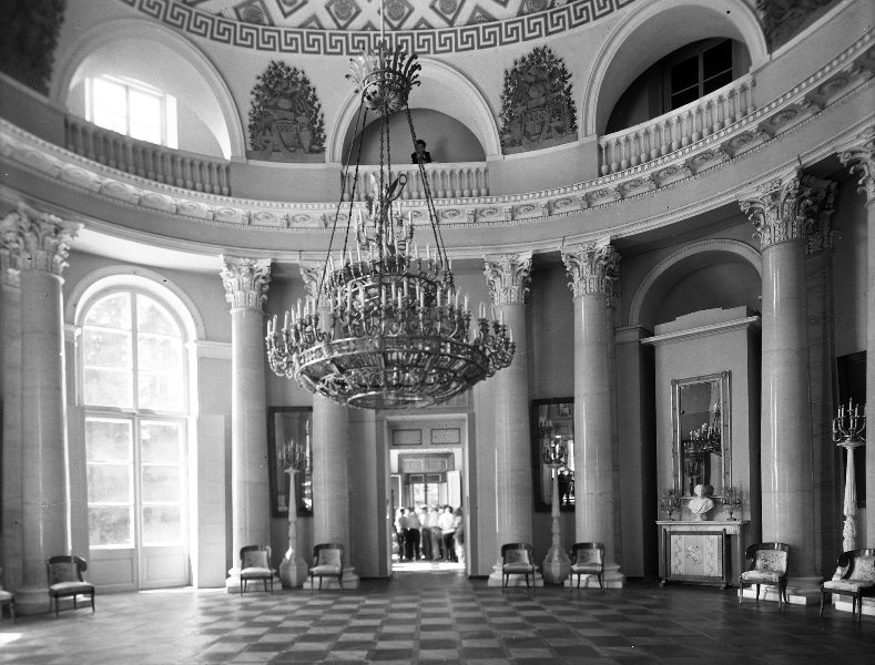 Усадьба «Архангельское». Овальный зал, 1956 - 1965, Московская обл., Красногорский р-н, пос. Архангельское