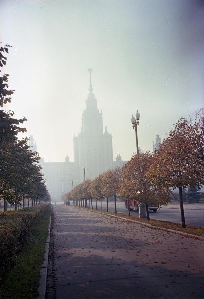 Главное здание МГУ, 1960-е, г. Москва