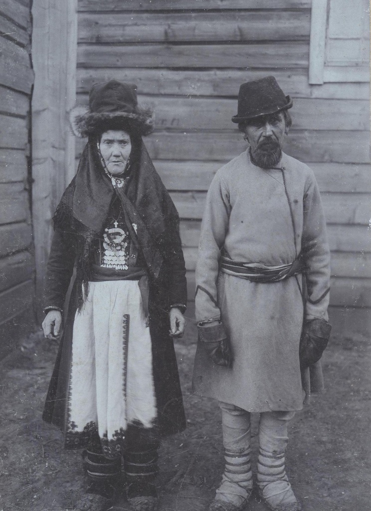 Сваха, 1910 - 1915, Уржмский у., Токтайбелякская вол.. Выставка «Традиционная марийская свадьба» с этой фотографией.