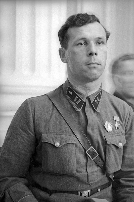Герой Советского Союза Павел Алексеевич Скопин, 1940 год, г. Москва
