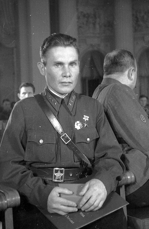 Герой Советского Союза Пономарев, 1940 год, г. Москва