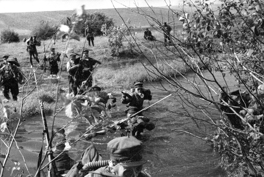 Преодоление водных преград вброд, 1939 год