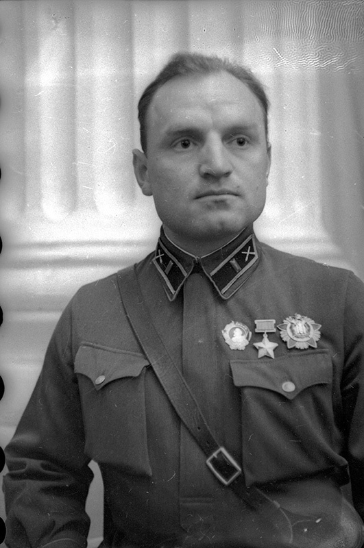 Герой Советского Союза Леонид Воеводин, ноябрь 1939, г. Москва