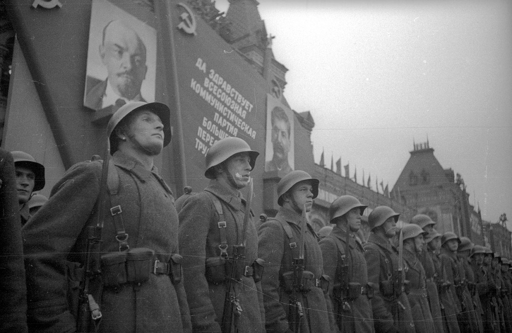 Парад на Красной площади, 7 ноября 1939, г. Москва