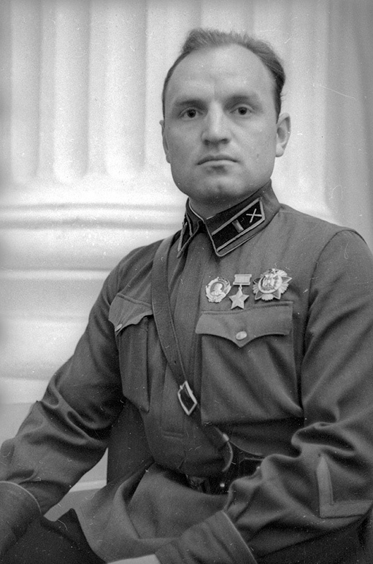 Герой Советского Союза Леонид Воеводин, ноябрь 1939, г. Москва