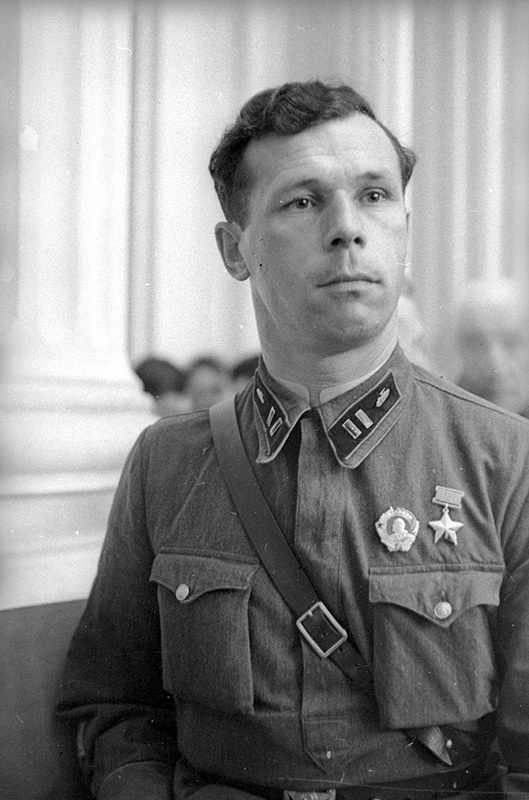 Герой Советского Союза Павел Алексеевич Скопин, 1940 год, г. Москва