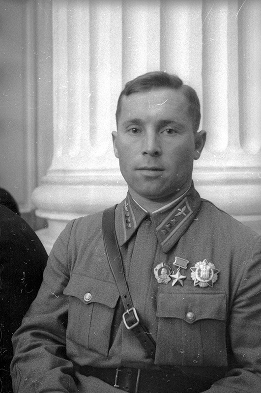 Герой Советского Союза Василий Трубаченко, 1940 год, г. Москва