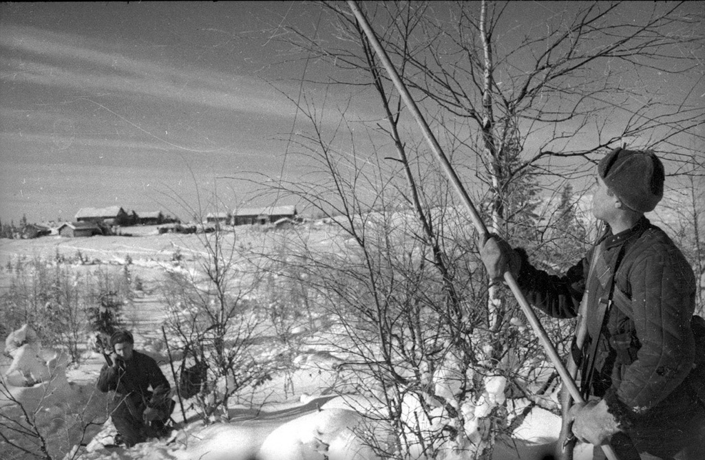 Советско-финская война. Связисты за работой, 1 декабря 1939 - 29 февраля 1940