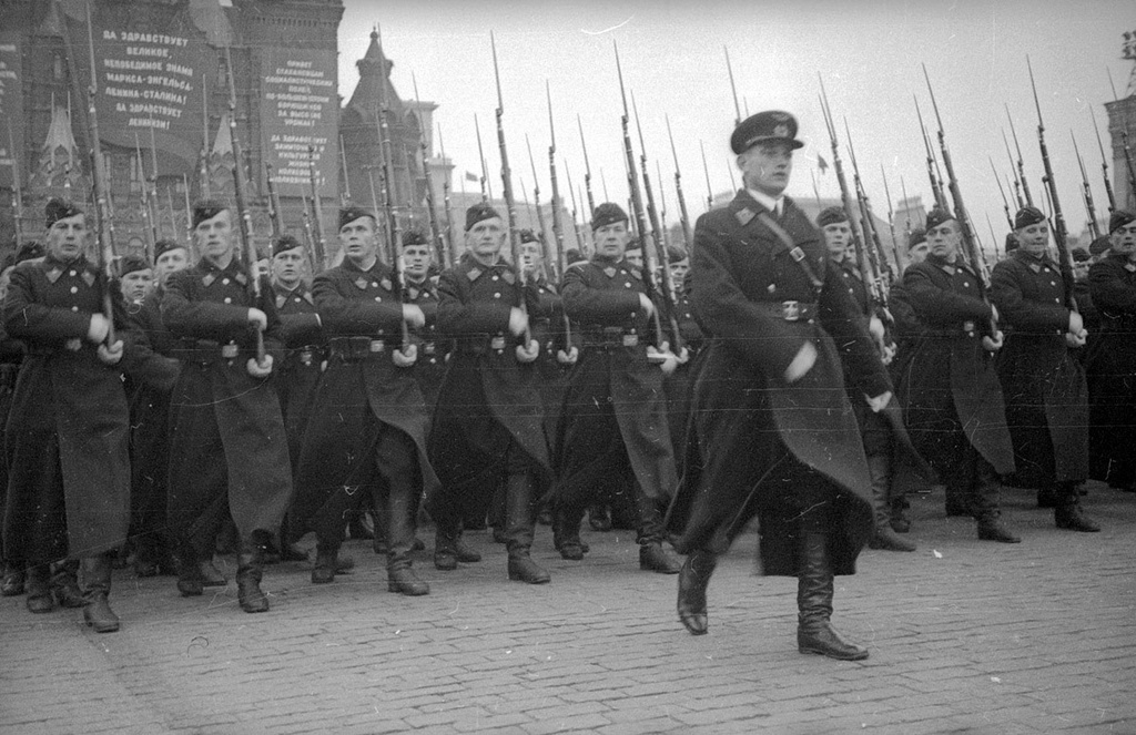 Военный парад на Красной площади, 7 ноября 1939, г. Москва