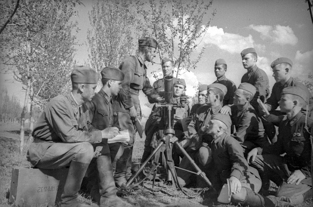 Миномет. Занятия, 1939 - 1941