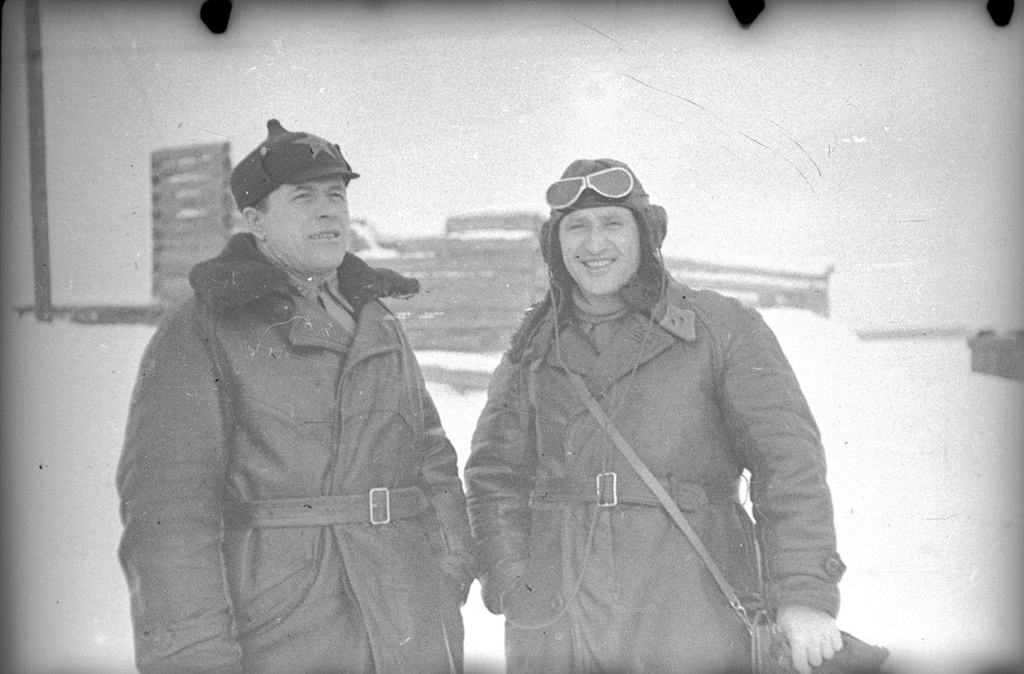 Герои Советского Союза Иван Душкин и Иван Плешивцев, 1940 - 1941